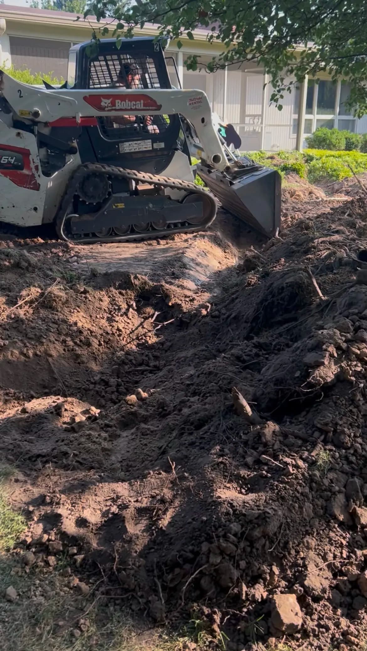 Project Gutter Drain Installation and Yard Drainage Fix in Ada image