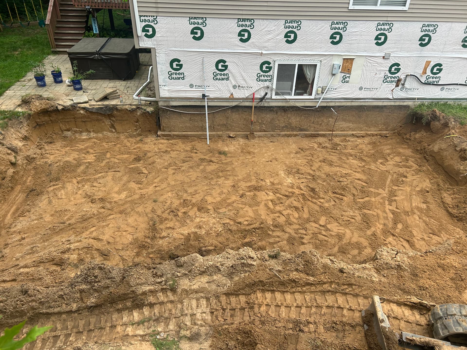 Bi-Level Basement Foundation Excavation for Grand Rapids Contracting image