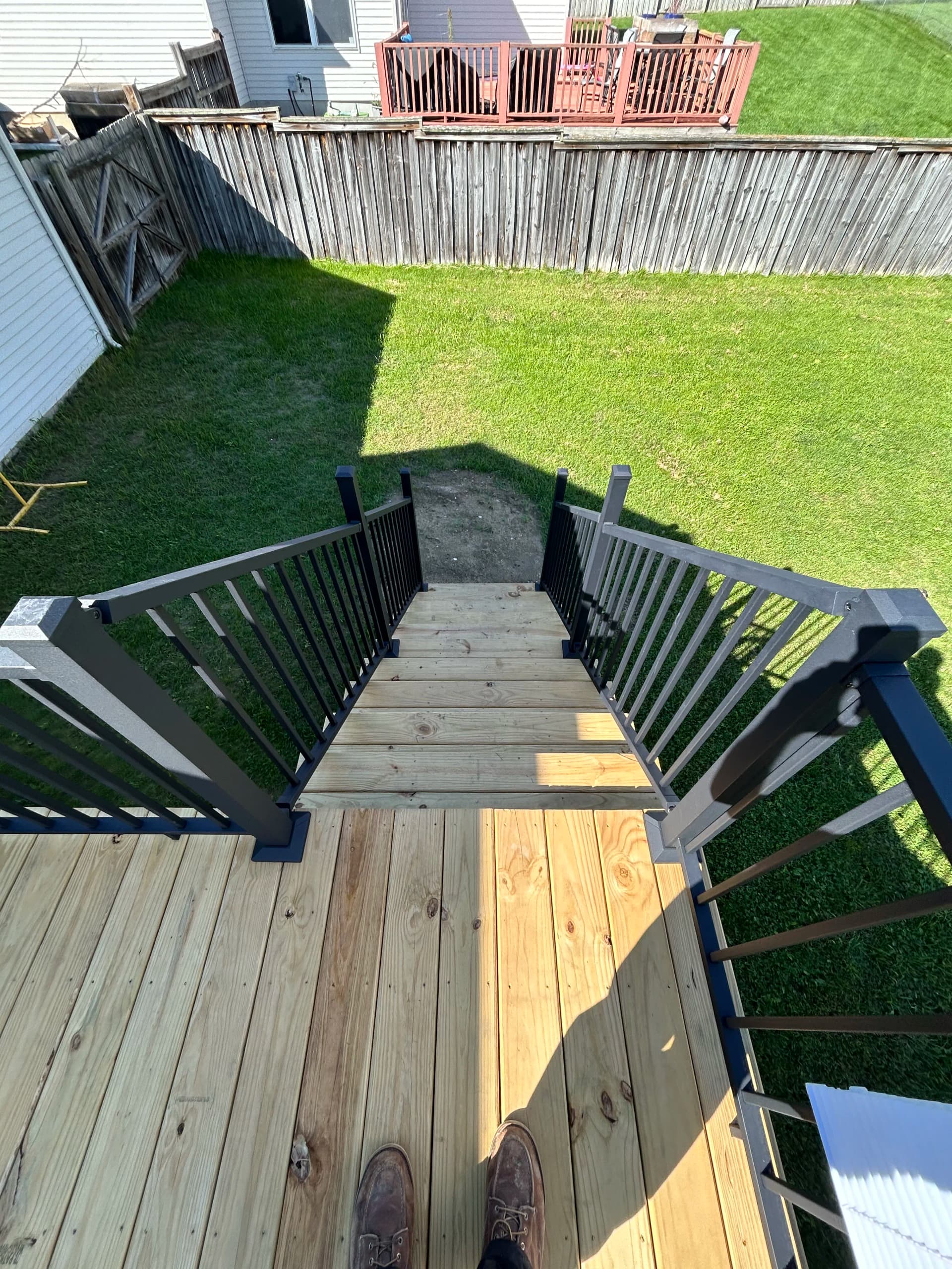 Gallery photos for New Wood Deck and Aluminum Railing Build in Comstock Park: Image #2