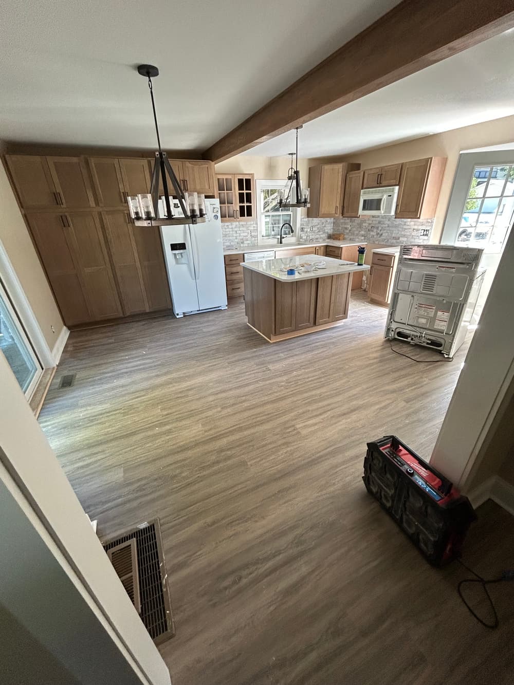 Water Damage Kitchen Rebuild from the Studs Up in Grand Haven image